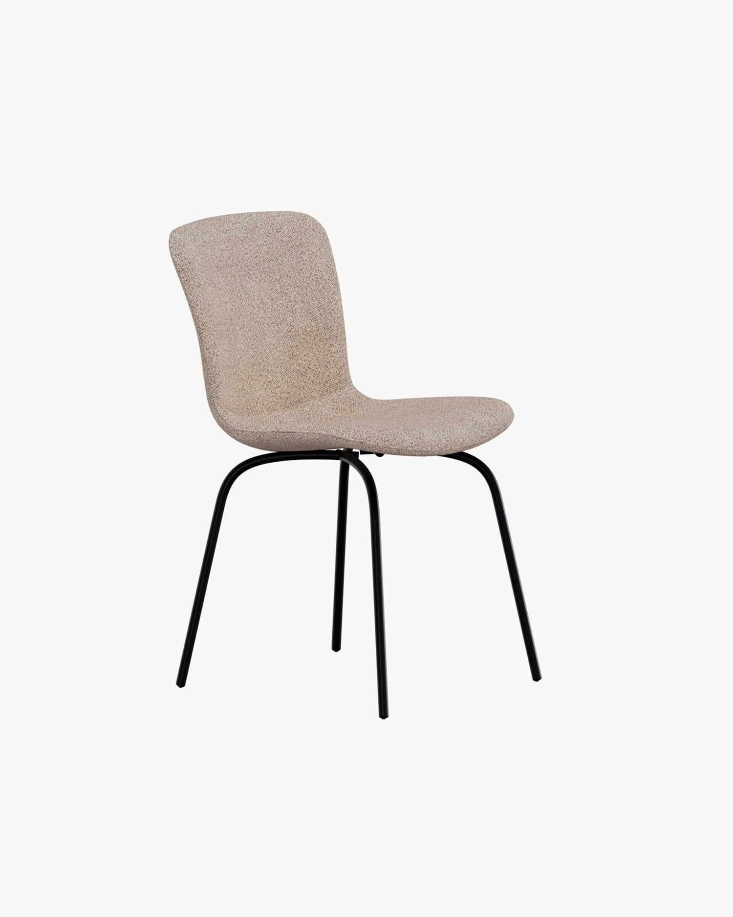 Set 2 sedie da pranzo in bouclè Linus