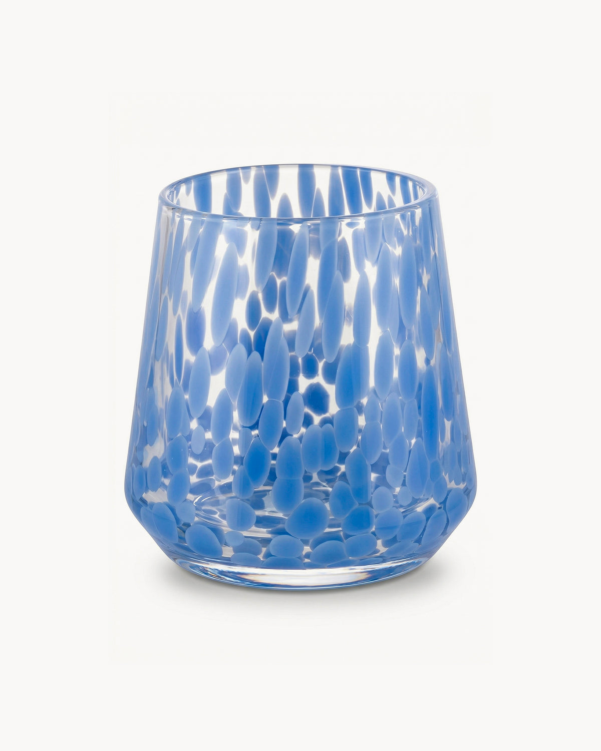 Set 6 bicchieri acqua in vetro decorato Candy - Vetro