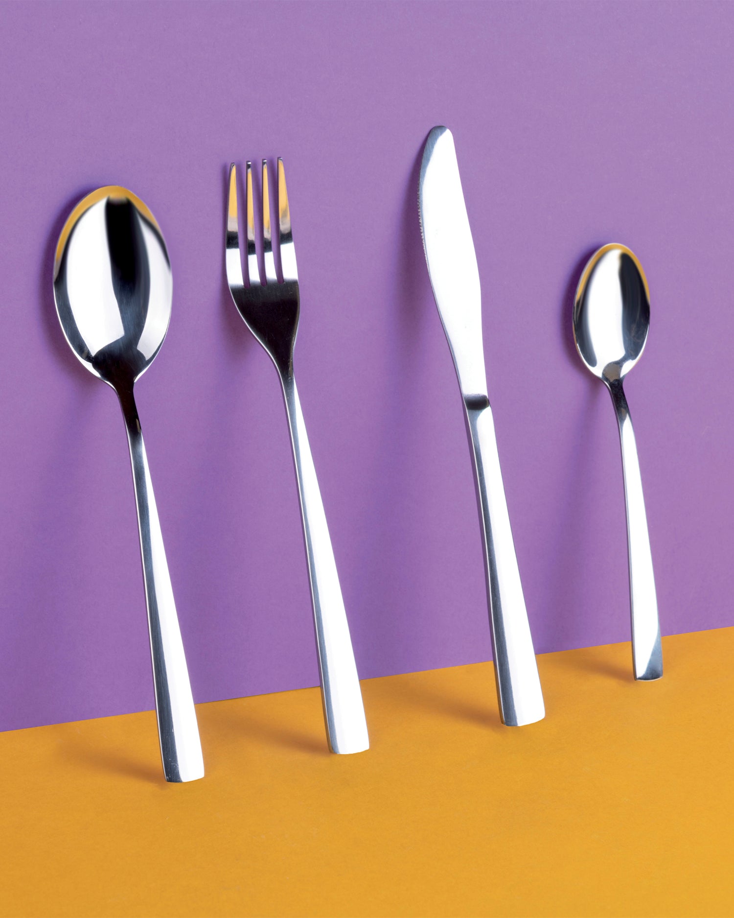 Set 24 posate in acciaio opaco Madison, argento