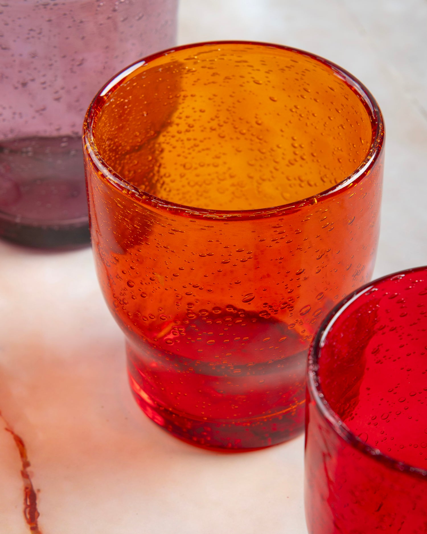 Bicchieri acqua in pasta di vetro Unico, Colorful