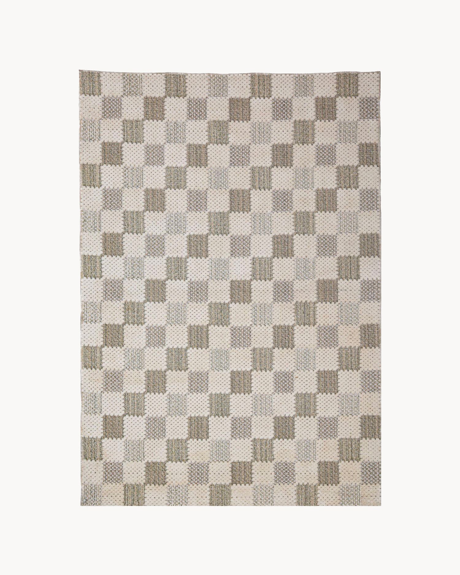 Tappeto lavabile a scacchi Muted Checkerboard