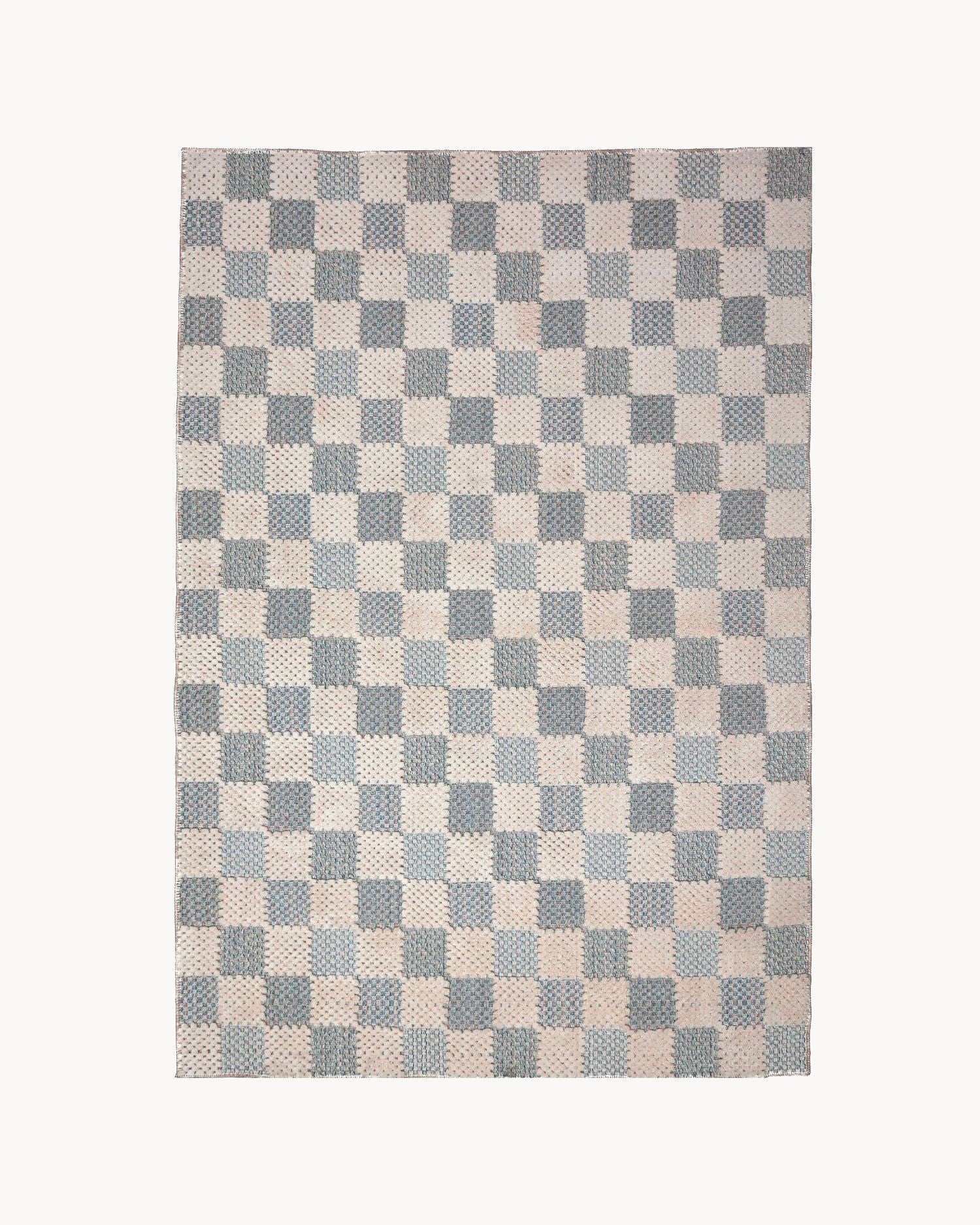 Tappeto lavabile a scacchi Muted Checkerboard