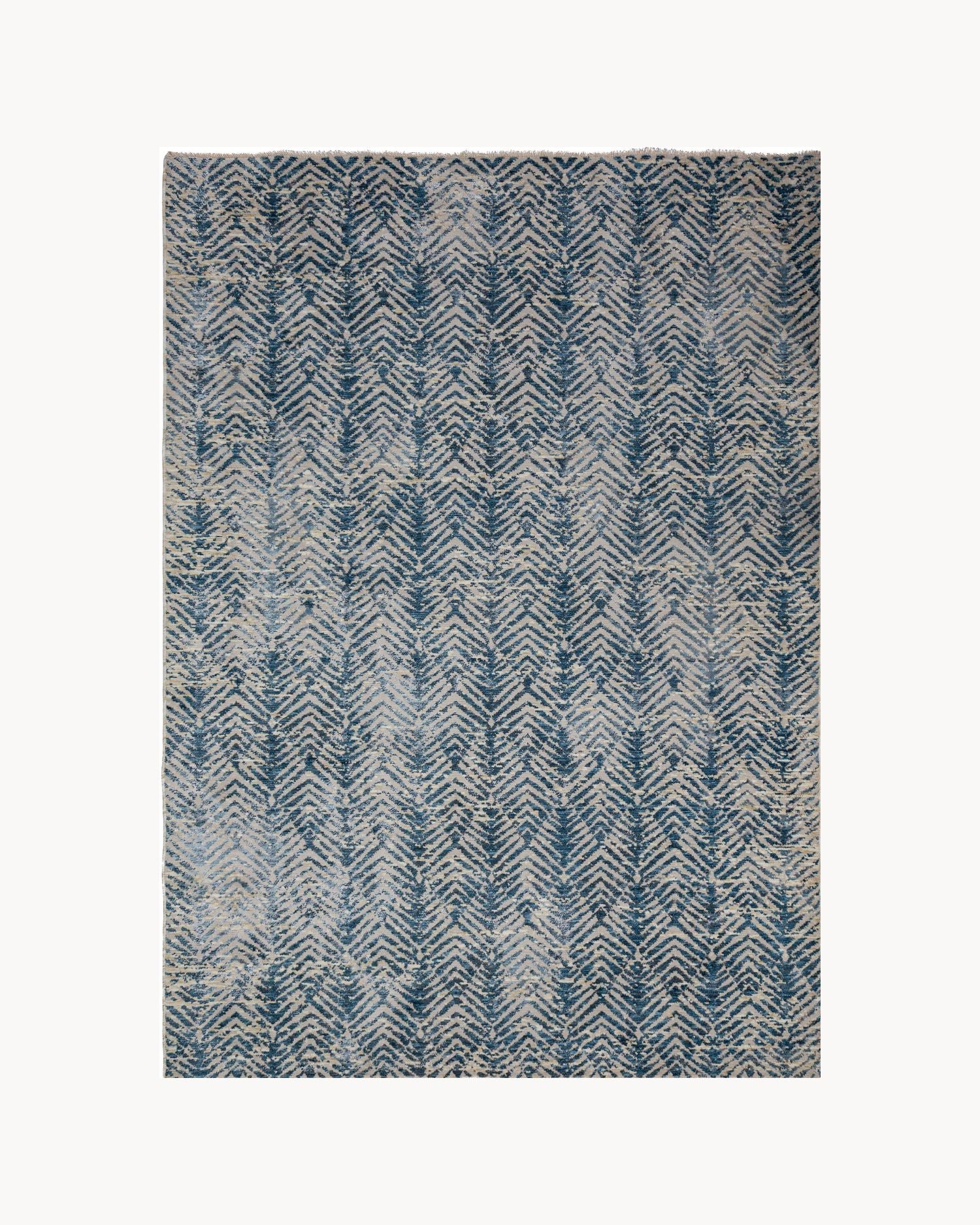 Tappeto astratto a chevron Lua