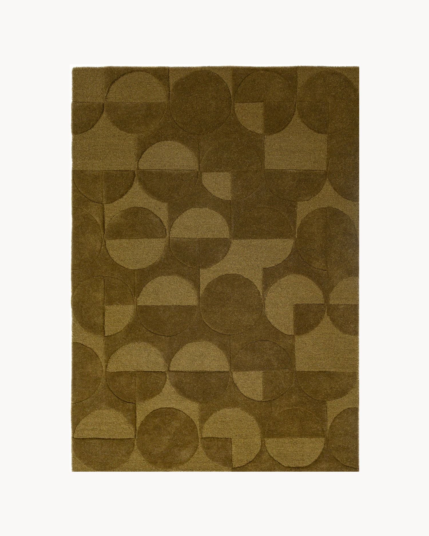 Tappeto geometrico in lana Gigi