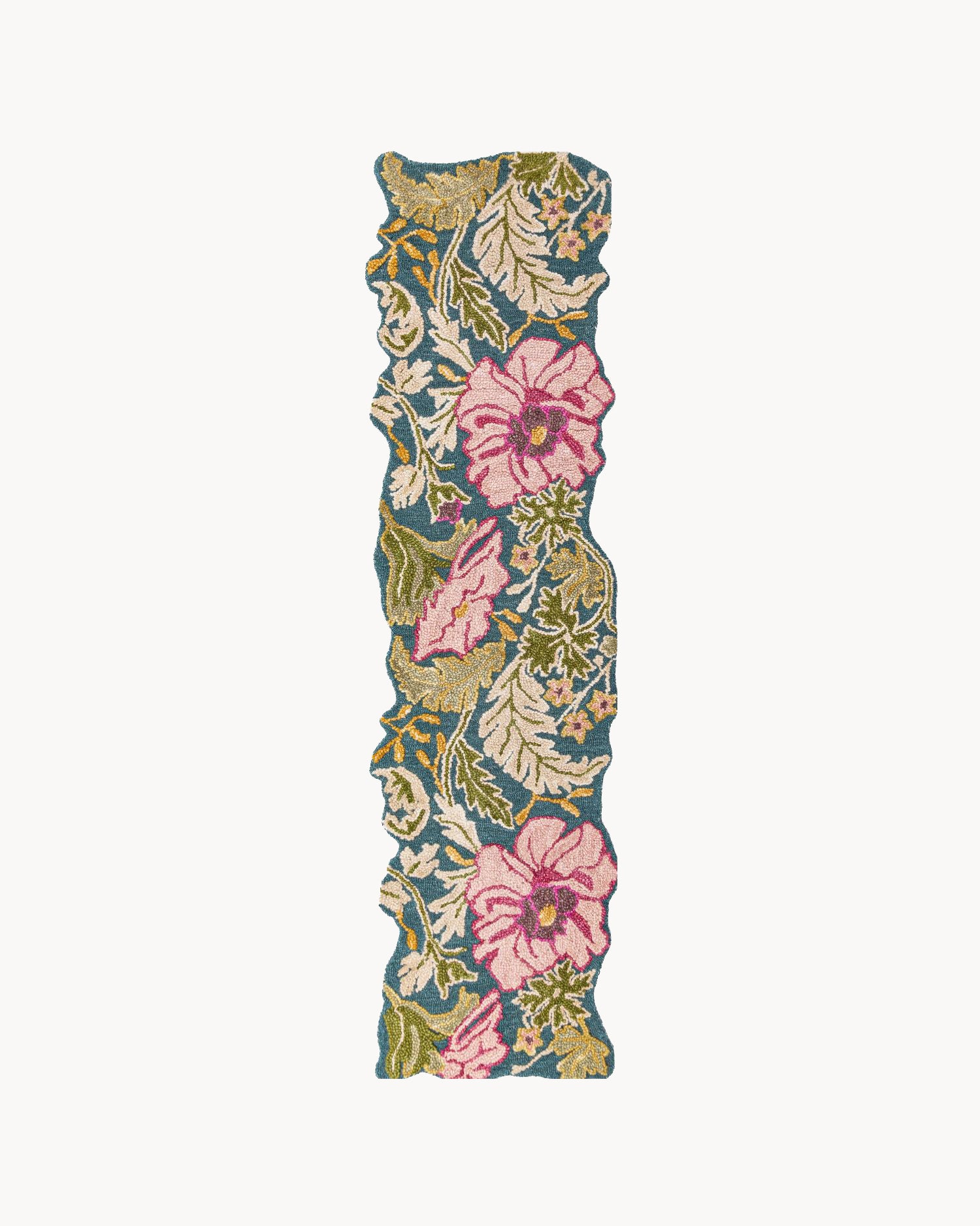 Runner floreale in lana Daphne