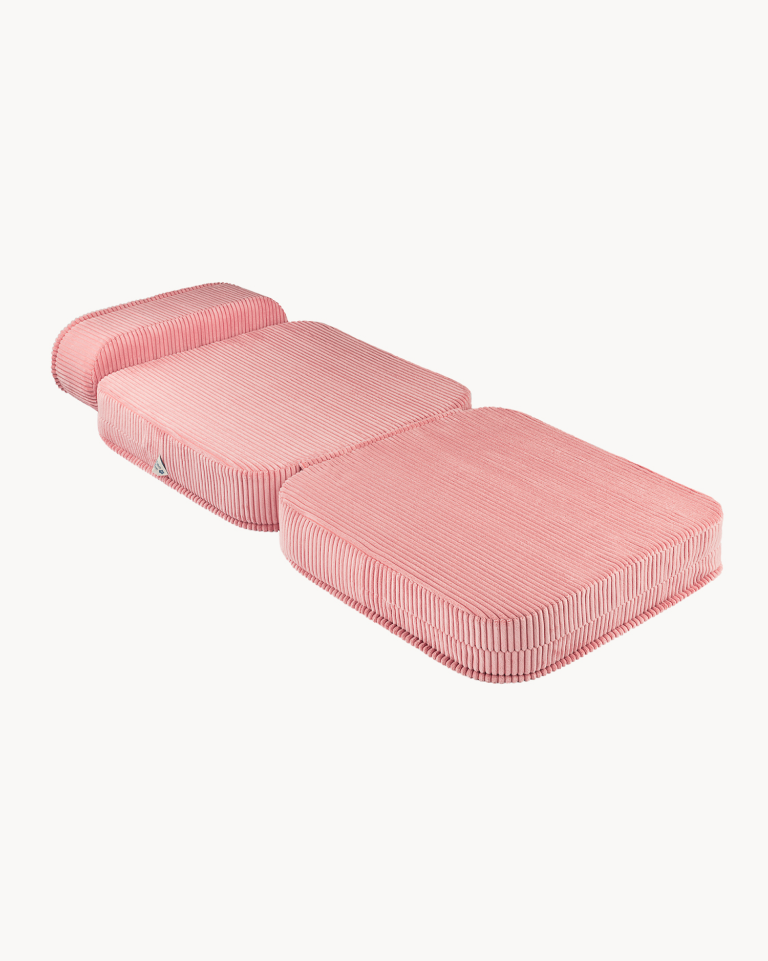 Poltrona per bambini in velluto a coste Flip, rosa