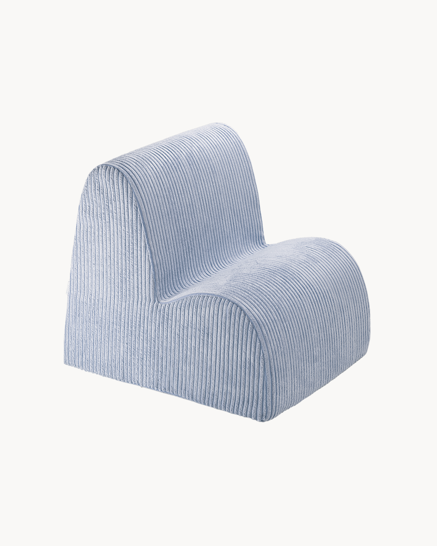 Sedia per bambini in velluto Cloud, mirtillo