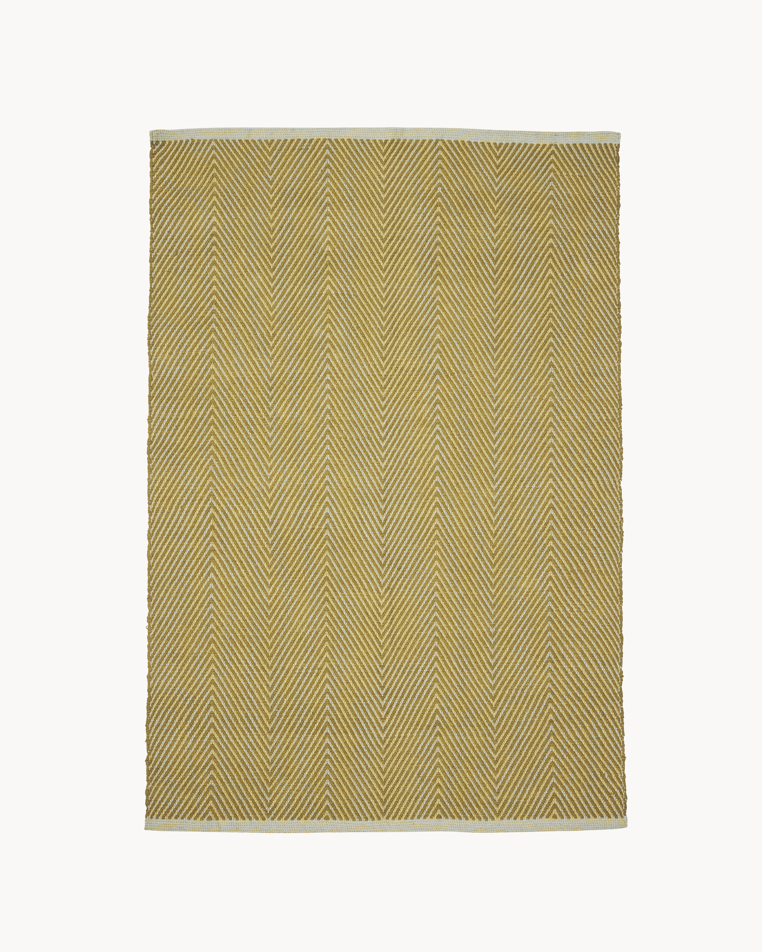 Tappeto in cotone Mellow, giallo