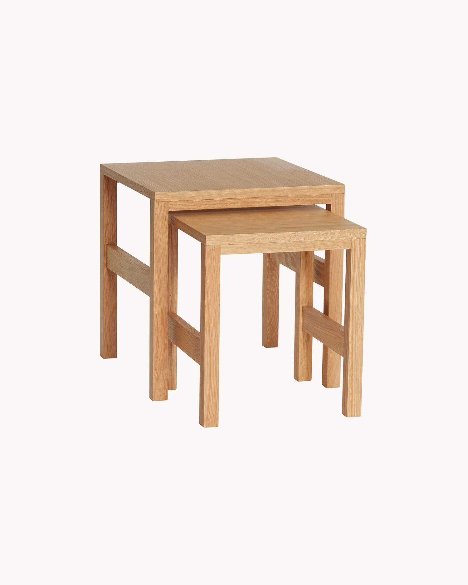Set 2 tavolini in legno Puzzle