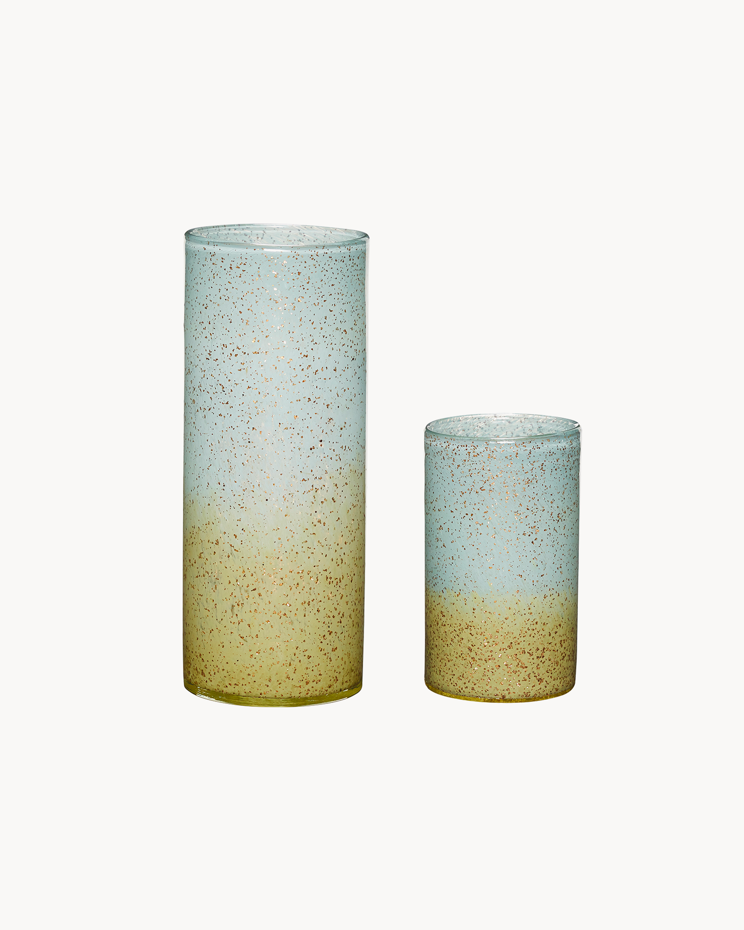 Set 2 vasi in vetro Shimmer