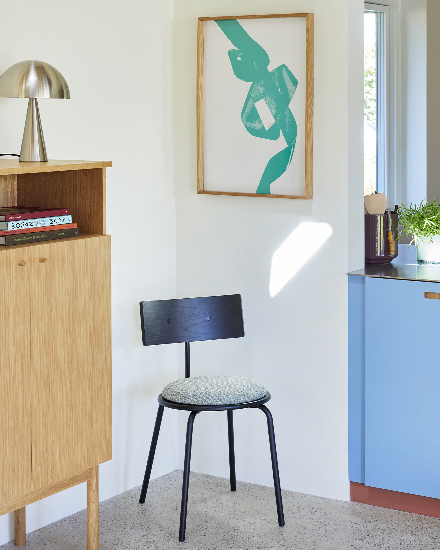 Lampada da tavolo Mush Mini, argento