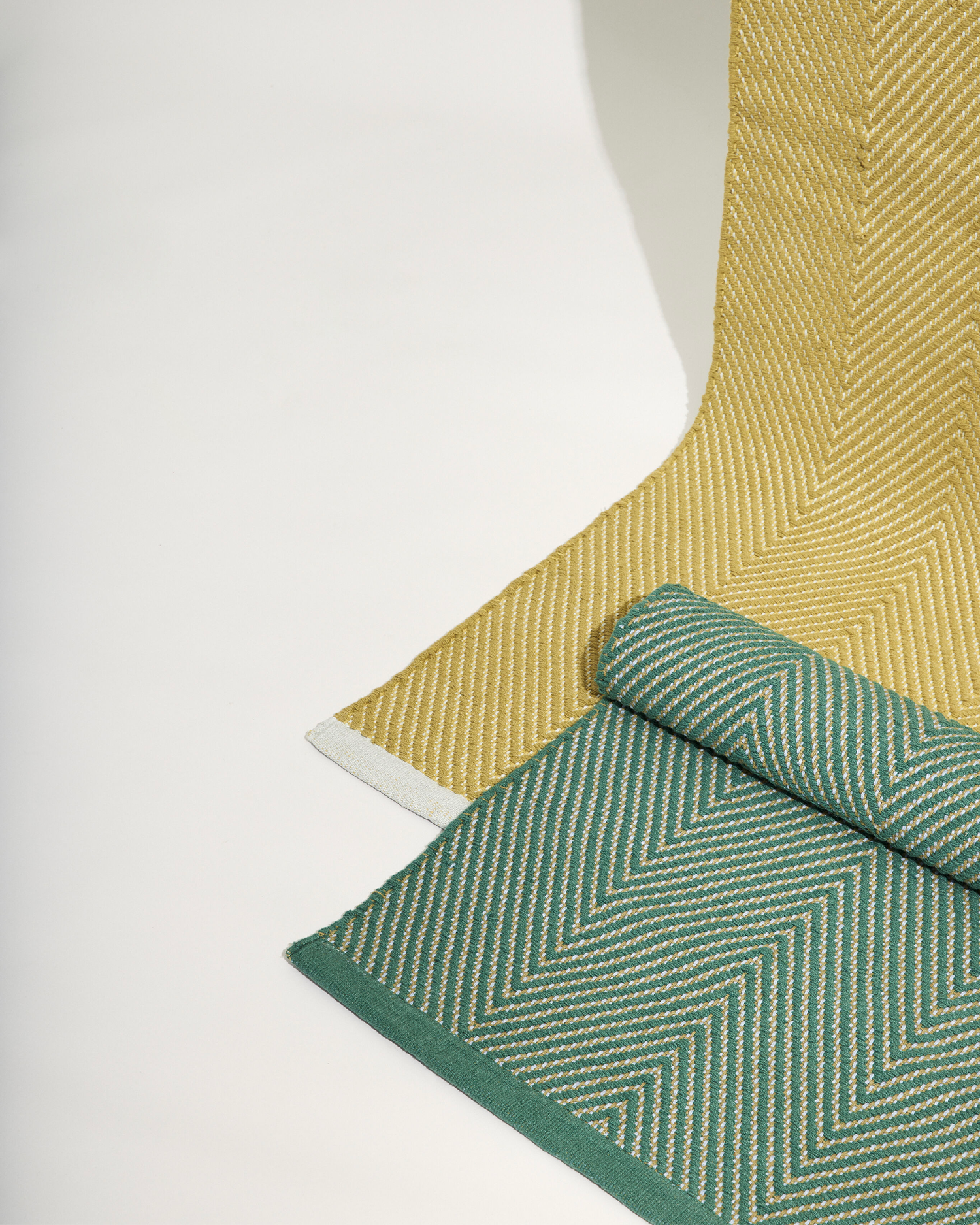 Tappeto in cotone Mellow, verde