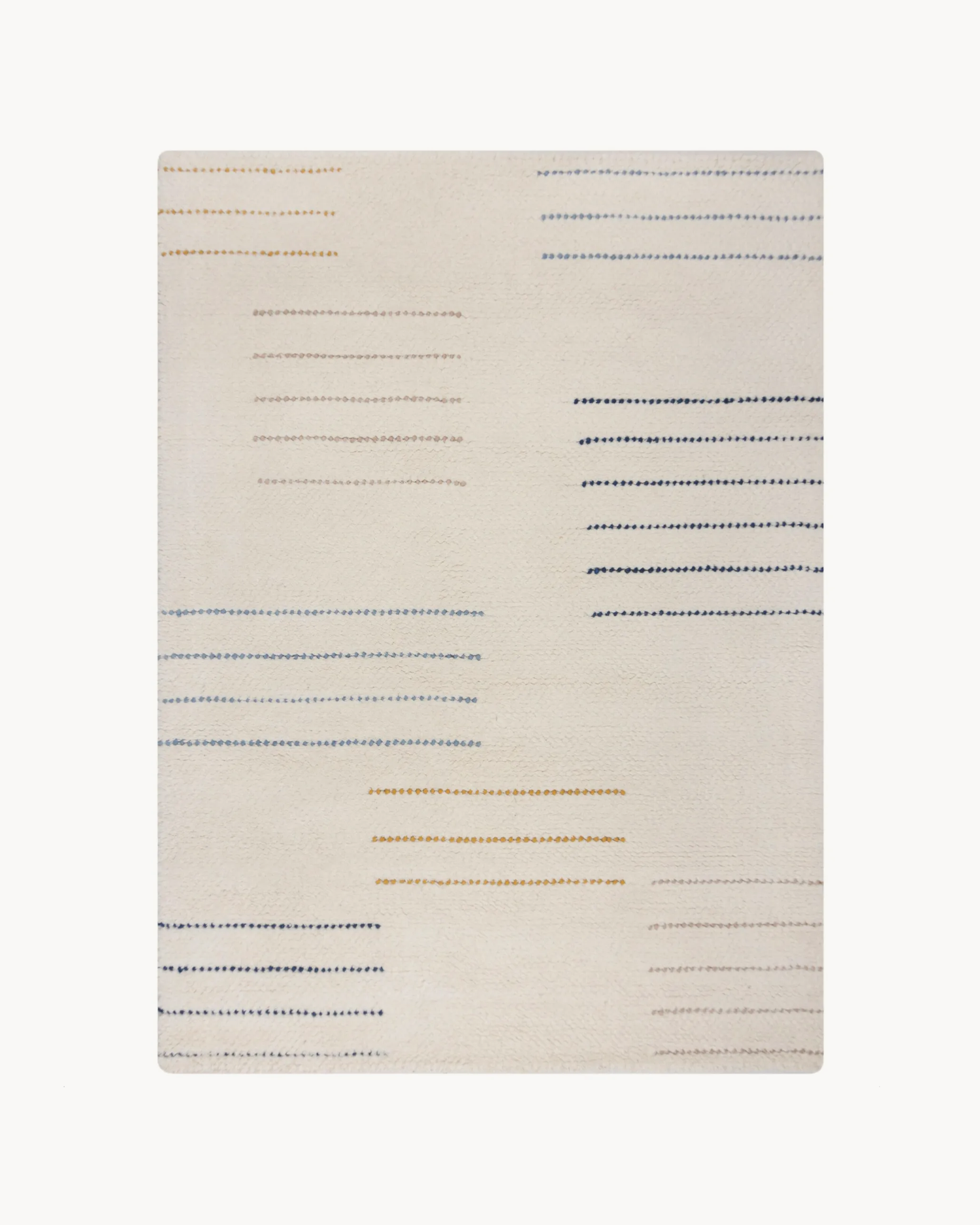 Tappeto geometrico in lana Dottie
